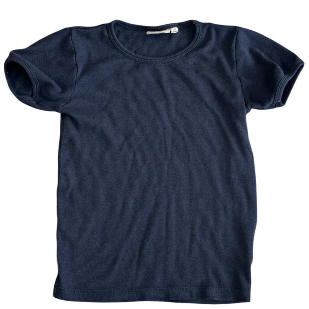 WHEAT Kids Organic Cotton Navy Top Size 6y
